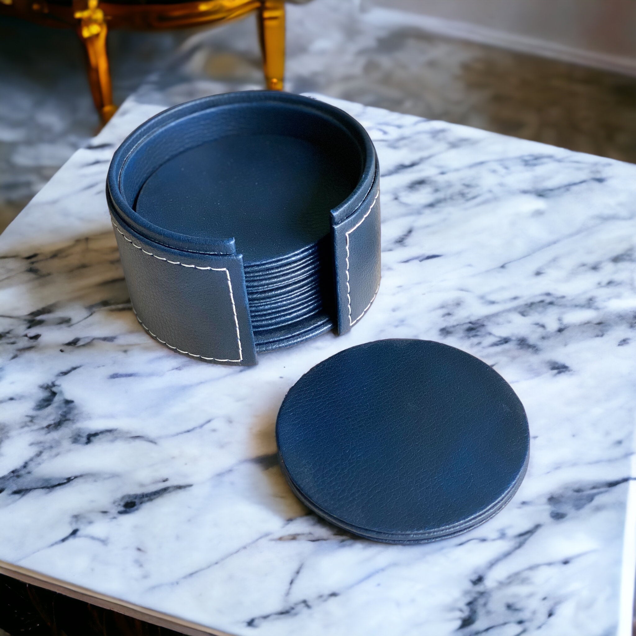 Coasters set of 6 pcs (Blue)