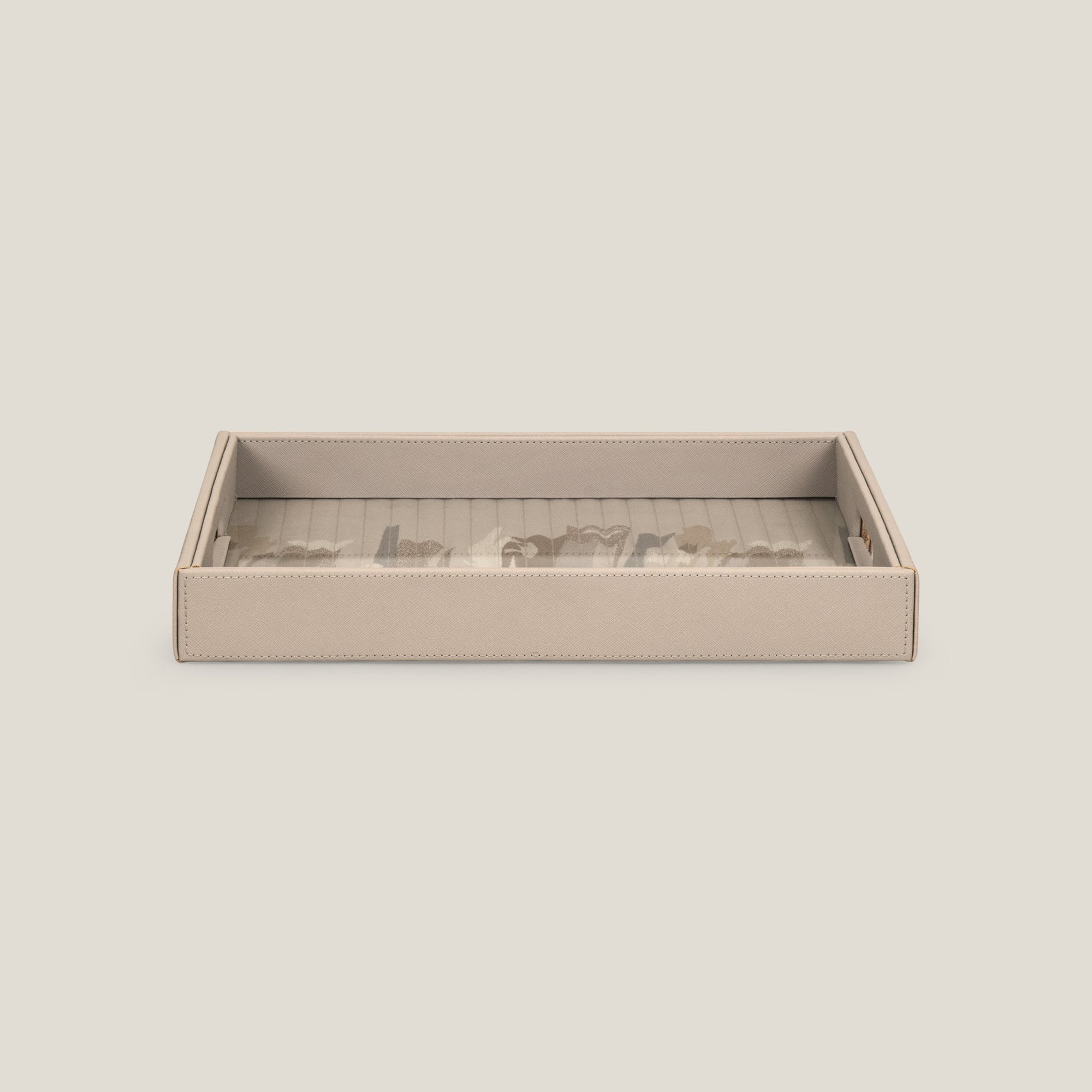 Zensar Beige Square Serving Tray
