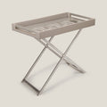 Zensar Beige Butler Tray with Stand