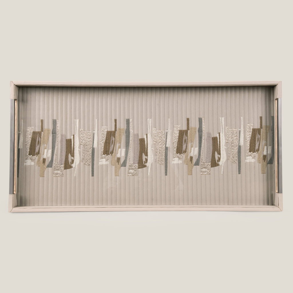 Zensar Beige Butler Tray with Stand