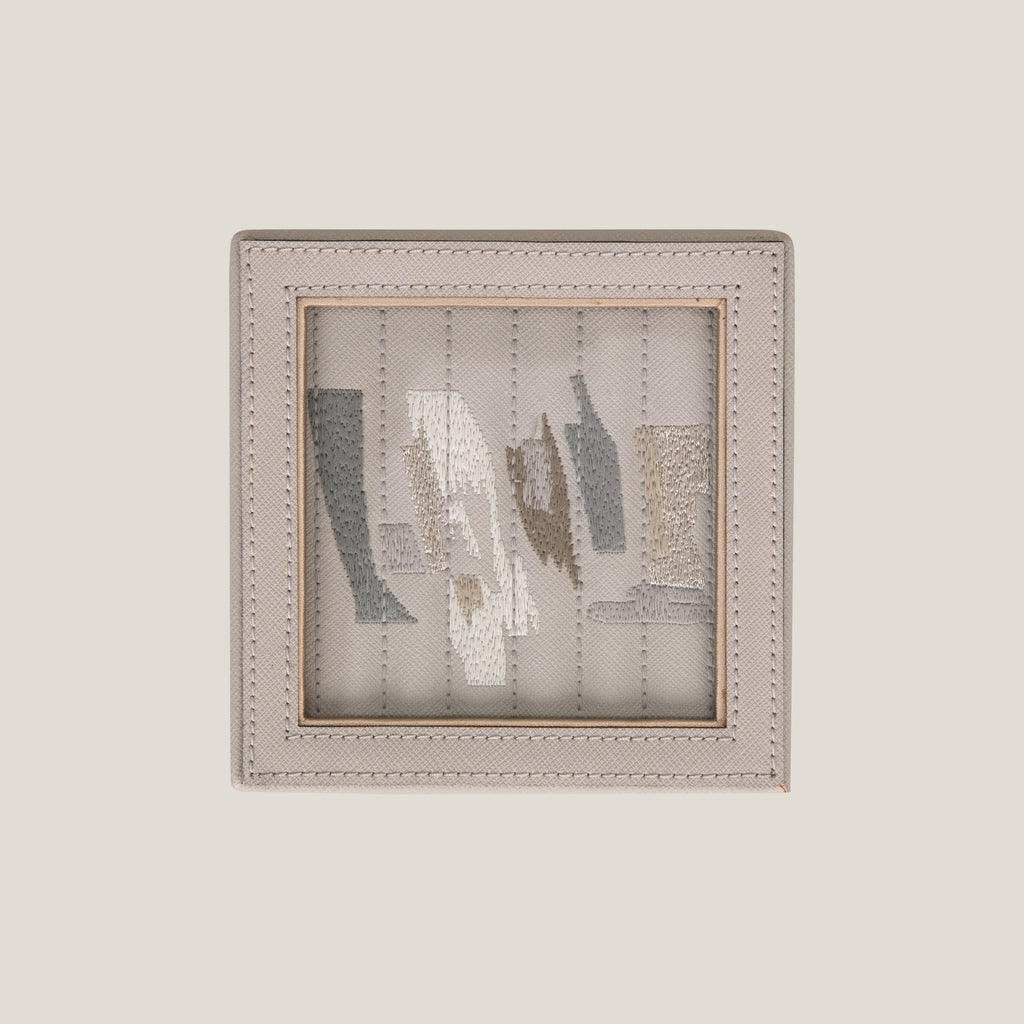 Zensar Beige Coaster Set of 6