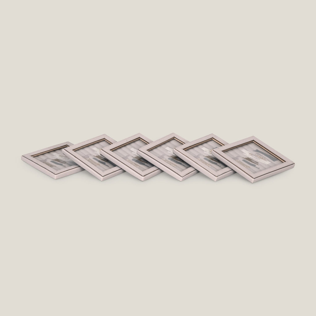 Zensar Beige Coaster Set of 6