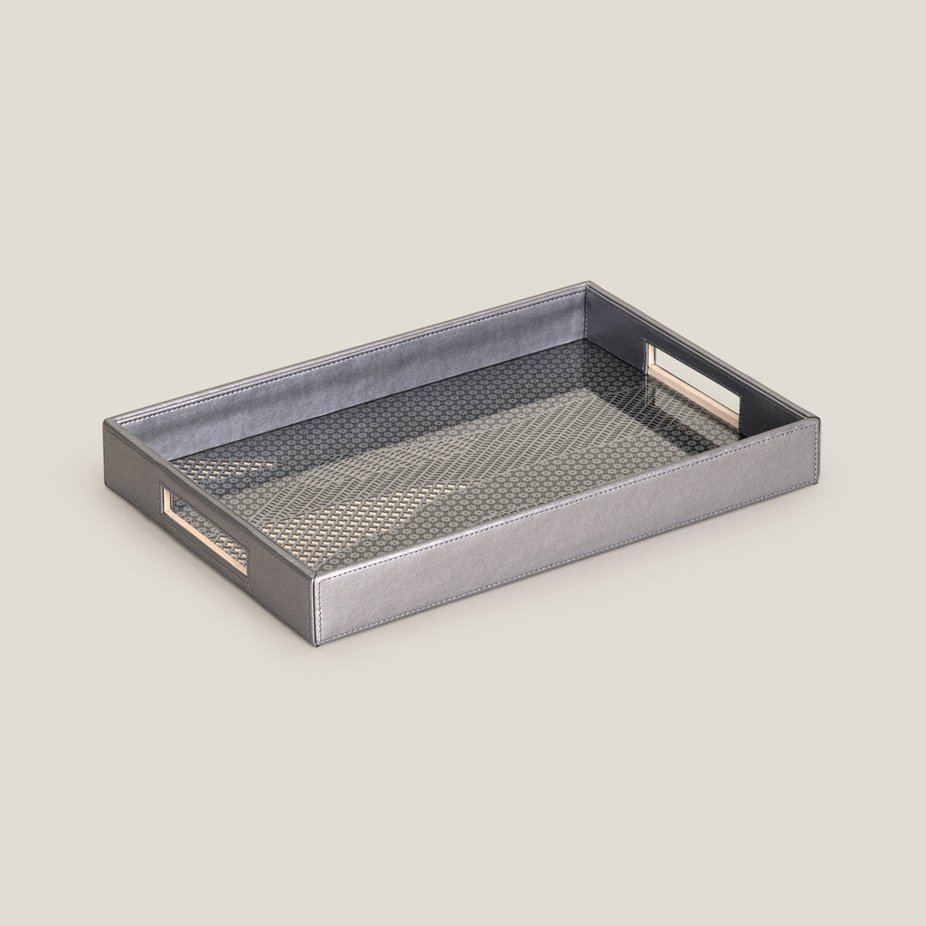 Beige & Grey Serving Tray