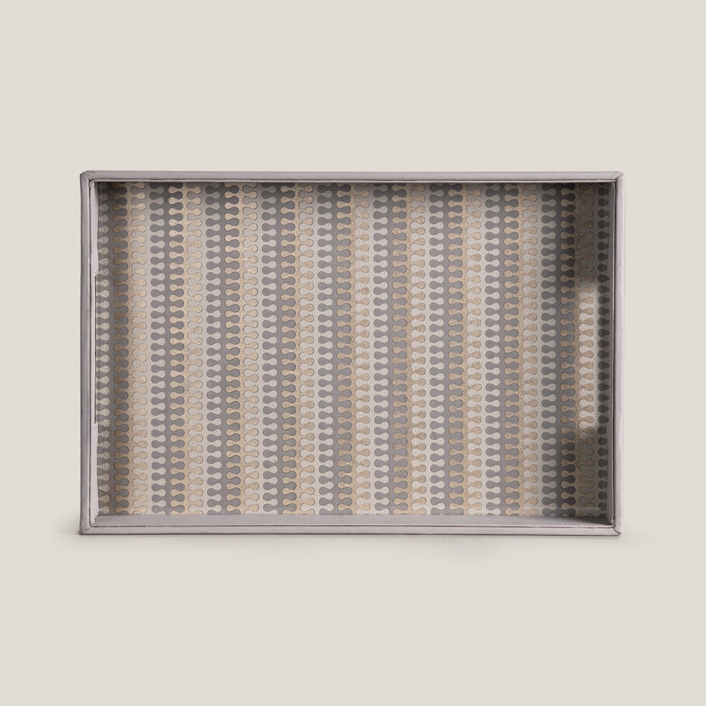 Grey & Gold Serving Tray