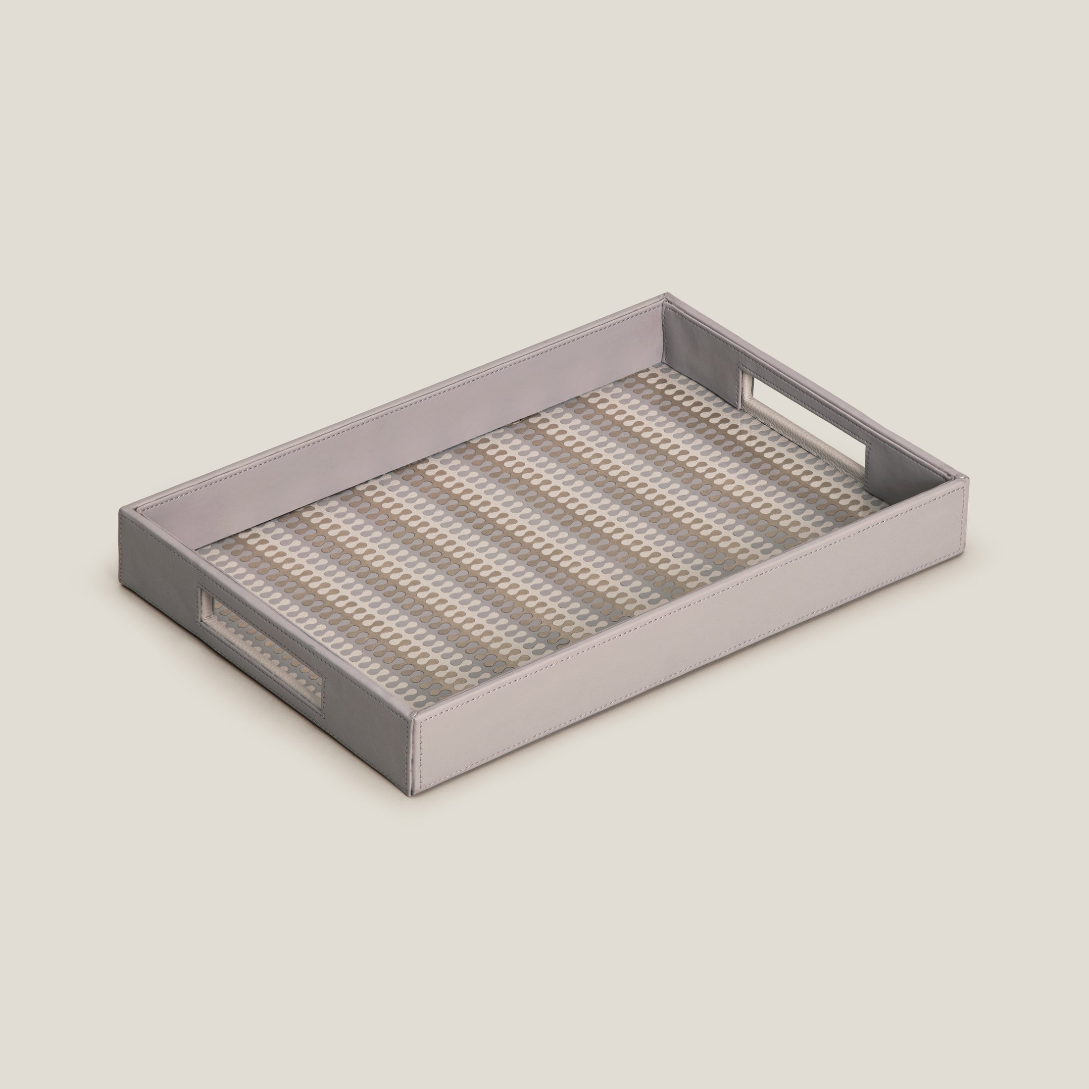 Grey & Gold Serving Tray